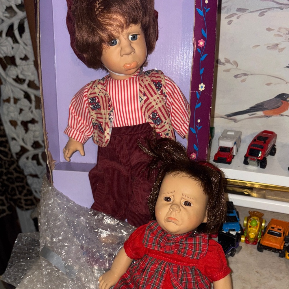 Plaid Outfit Kids Doll Set(Gi-Go)